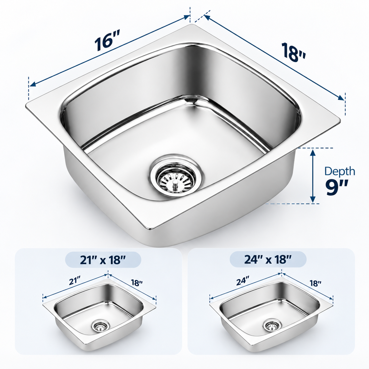 Stainless Steel Kitchen Sink – Regular Series