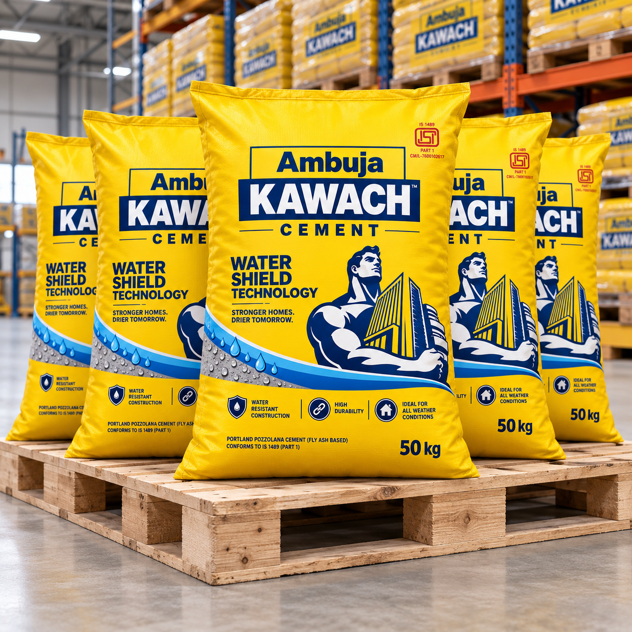 Ambuja Kawach Cement 50 KG