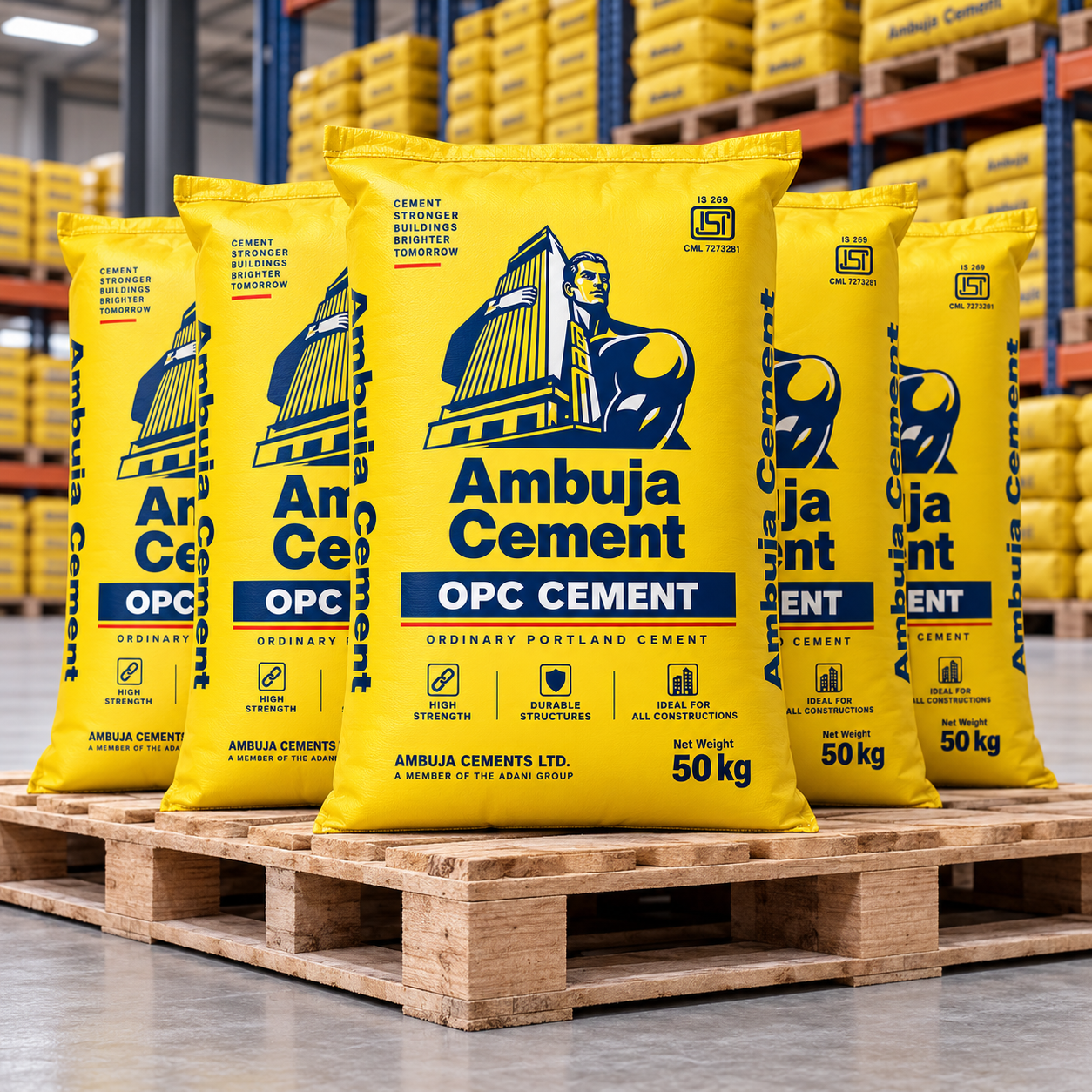 Ambuja OPC Cement 50 KG